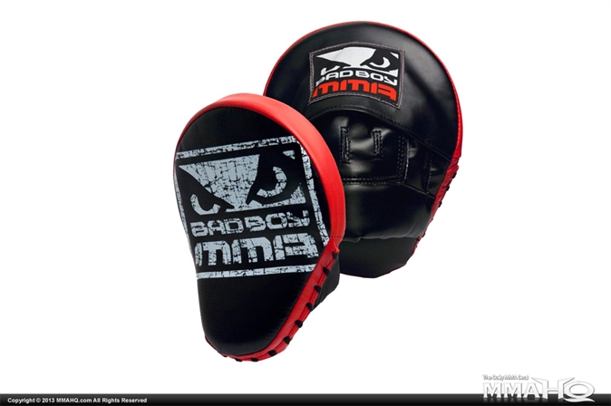 Pair of Bad Boy MMA Curved Focus Mitts